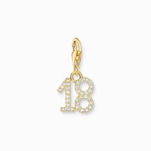 Thomas Sabo Gold "Number 18" charm 2139-414-39