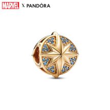 Pandora Marvel Kapitány jelvény charm