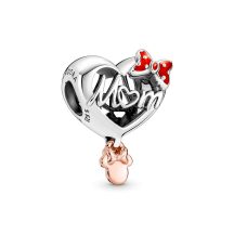 Pandora Disney Kéttónusú Minnie Egér anyai szív charm