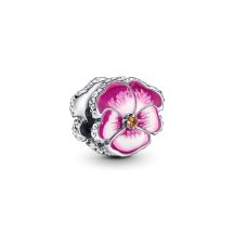 Pandora Rózsaszín árvácska charm 790777C01