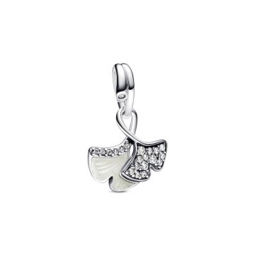 Pandora Ginkgo sterling ezüst függő charm átlátszó cirkóniával 792429C01