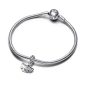 Pandora Ginkgo sterling ezüst függő charm átlátszó cirkóniával 792429C01