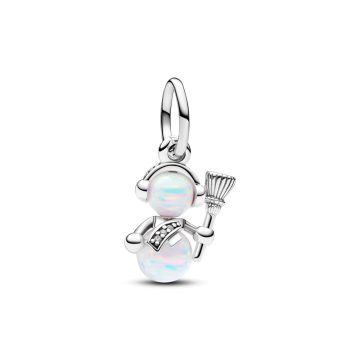 Pandora Opálos hóember függő charm 792981C01