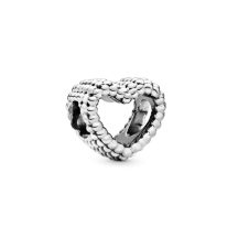 Pandora Gyöngyös szív charm 797516