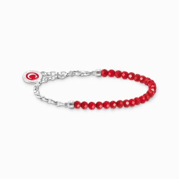 Thomas Sabo "red beads charmista" karkötő A2130-007-10