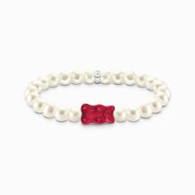   Thomas Sabo "pearl with red goldbears" karkötő A2154-017-10