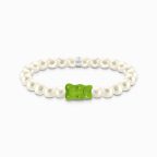   Thomas Sabo "pearl with green goldbears karkötő  A2154-017-6