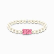   Thomas Sabo "pearl with pink goldbears karkötő A2154-082-9