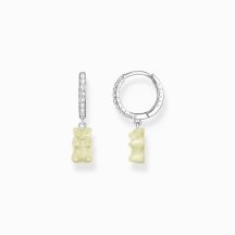   Thomas Sabo "white goldbears & zirconia" fél pár fülbevaló CR726-052-14