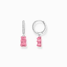   Thomas Sabo "pink goldbears & zirconia" fél pár fülbevaló CR726-052-9