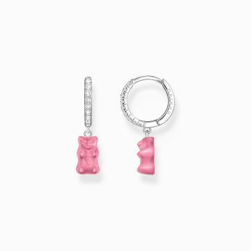 Thomas Sabo "pink goldbears & zirconia" fél pár fülbevaló CR726-052-9