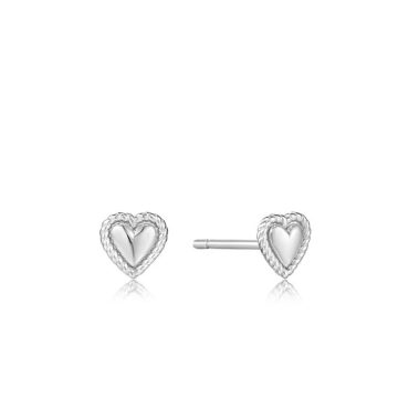 Ania Haie Rope Heart Stud fülbevaló E036-02H