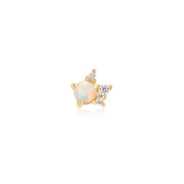  Ania Haie Gold Kyoto Opal Sparkle Crown Barbell fél pár fülbevaló E047-05G