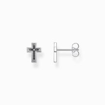 Thomas Sabo "Black Cross" Fülbevaló H2112-643-11