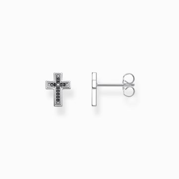 Thomas Sabo "black cross" fülbevaló H2112-643-11