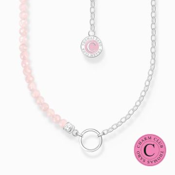 Thomas Sabo Member rose quartz charm nyaklánc KE2190-067-9