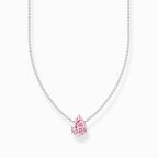   Thomas Sabo "pink drop-shaped" nyaklánc KE2213-051-9-L45V