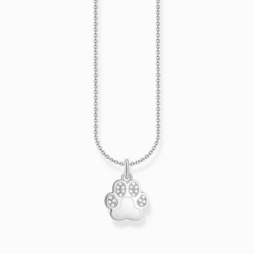 Thomas Sabo "paw pendant and white zirconia" nyaklánc  KE2215-051-14-L45V