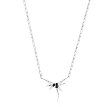 Ania Haie Silver Sparkle Spike Pendant Necklac N053-01H