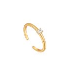 Ania Haie Gold Glam Adjustable Gyűrű R037-01G