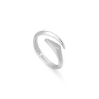 Ania Haie Silver Arrow Twist Adjustable gyűrű R049-01H