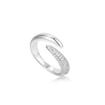 Ania Haie Silver Sparkle Wrap Gyűrű - R053-02H