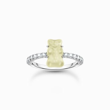 Thomas Sabo "white mini sized goldbears" gyűrű TR2459-052-14